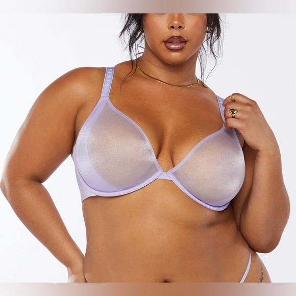 SAVAGE X FENTY: Savage Not Sorry Low-Plunge Unlined Glissenette Bra - Picture 4 of 8